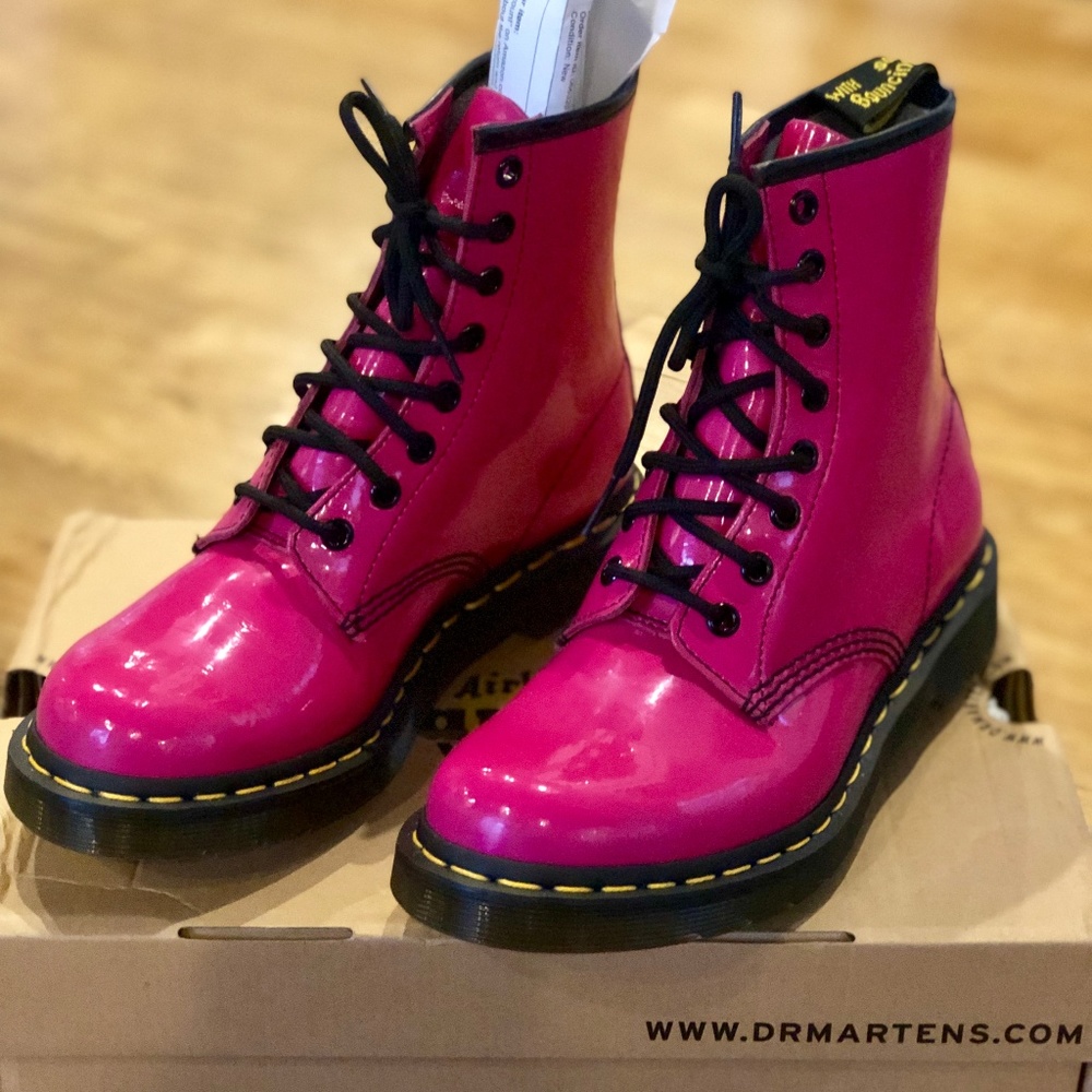 Hot Pink Dr. Martens Boots- Never Worn- Women's 7